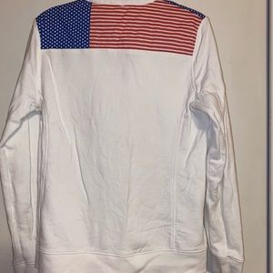 USA themed vineyard vines quarter zip